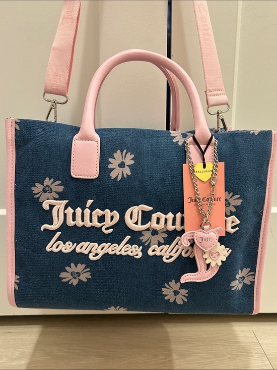 Juicy Couture Handbags - Juicy Couture Exclusive (NWT) Daisy for Juicy Tote Bag in Denim